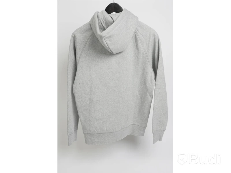 Hoodie med dragkedja- Carhartt, Hooded chase jacket, grey heather/ gold  (Storlek S)