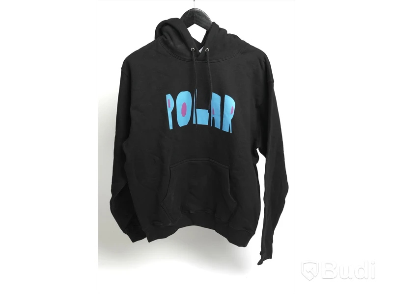 Hoodie - POLAR, Cut Logo Hoodie, svart (Storlek S) Ca Nypris 800 kr
