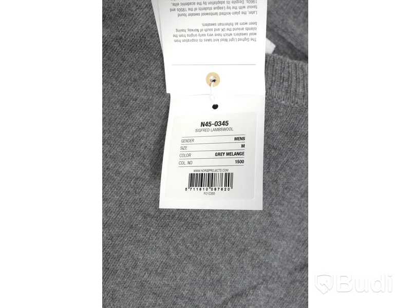Hoodie - NORSE PROJECTS, Sigfred Lambswool (Storlek M) Nypris 1700 kr