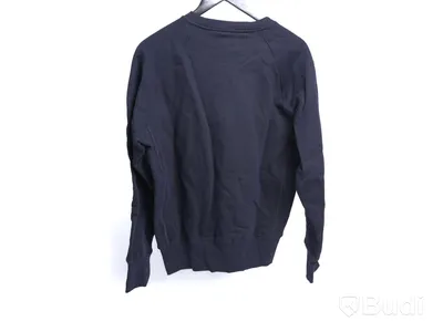Tröja - BARACUTA, Crew Neck Logo, Night Blue (Storlek S)