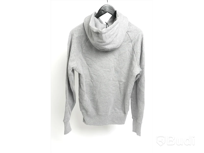 Hoodie - BARACUTA, Hoodie Logo Sweater, Grey Melange (Storlek S)