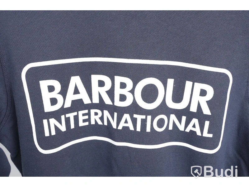 Tröja - Barbour, Large Logo Sweat-Navy (Strl S)  ca Nypris: 1000 kr