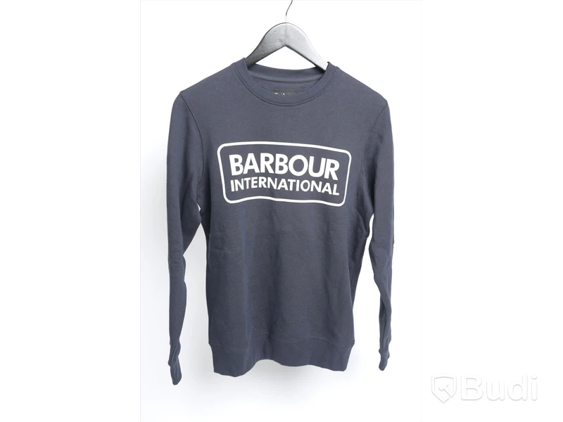 Tröja - Barbour, Large Logo Sweat-Navy (Strl S)  ca Nypris: 1000 kr