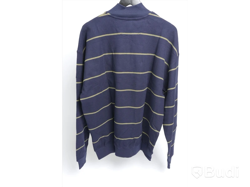 Tröja - POLAR, Stripe zip neck sweat, Navy (Strl XL)  ca Nypris: 1200 kr