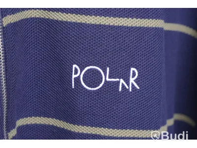 Tröja - POLAR, Stripe zip neck sweat, Navy (Strl XL)  ca Nypris: 1200 kr