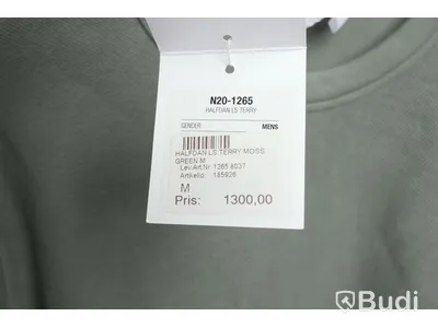 Tröja - NORSE PROJECTS, Halfdan LS Terry, Moss Green (Strl M)  Nypris: 1300 kr