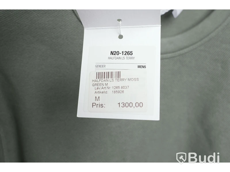 Tröja - NORSE PROJECTS, Halfdan LS Terry, Moss Green (Strl M)  Nypris: 1300 kr