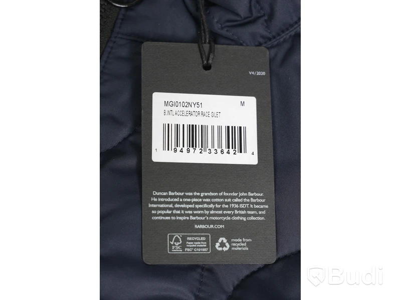 Väst - Barbour, Accelerator race gilet (Strl M)  Ca Nypris: 1100 kr