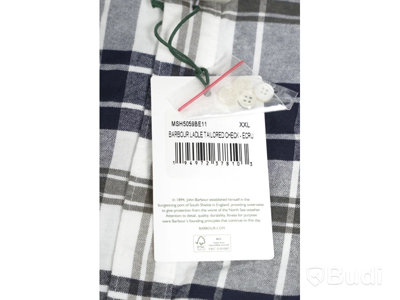 Skjorta - Barbour, Ladle Tailored check (Strl XXL)  Ca Nypris: 1000 kr