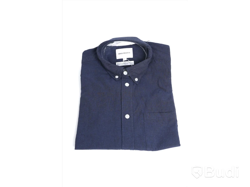 Skjorta - Norse Projects, Oswald BD Cotton Linnen, Ultra Marine (Strl S) Nypris: 1400 kr