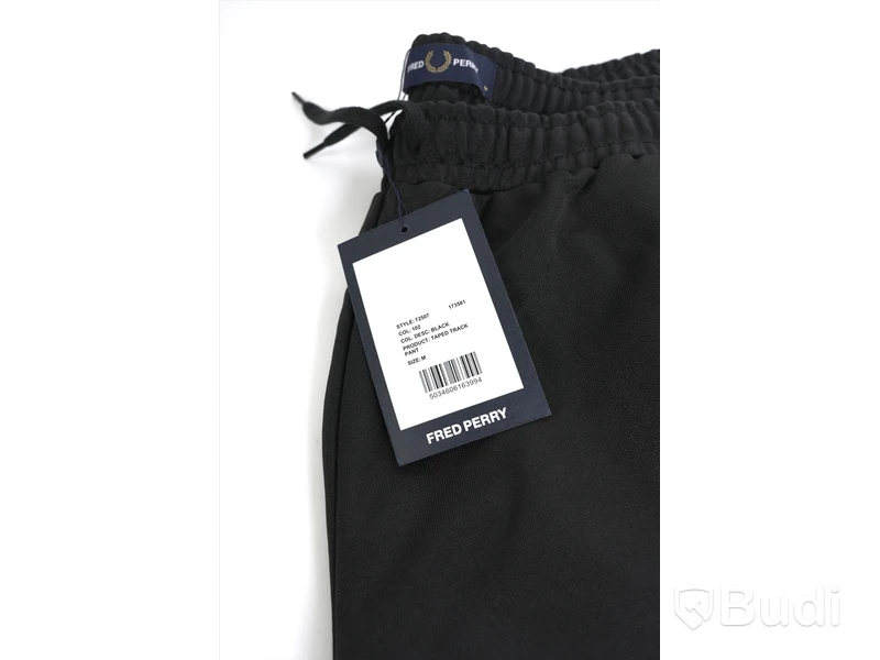 Byxor - Fred Perry, Taped Track Pants, Svart (Strl M) Ca Nypris: 900 kr