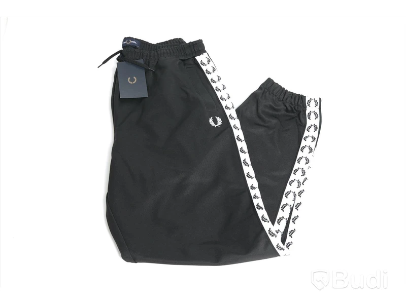 Byxor - Fred Perry, Taped Track Pants, Svart (Strl M) Ca Nypris: 900 kr