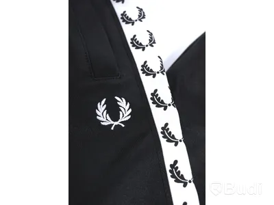 Byxor - Fred Perry, Taped Track Pants, Svart (Strl L) Ca Nypris: 900 kr
