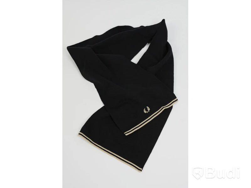 2st Halsdukar - Fred Perry, Twin Tipped Merino Wool Scarf