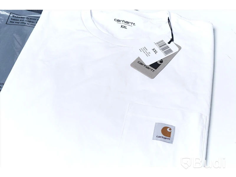 2 pack T-shirts - Carhartt (Storlek XXL - Vit och Svart basic). Nypris 898kr
