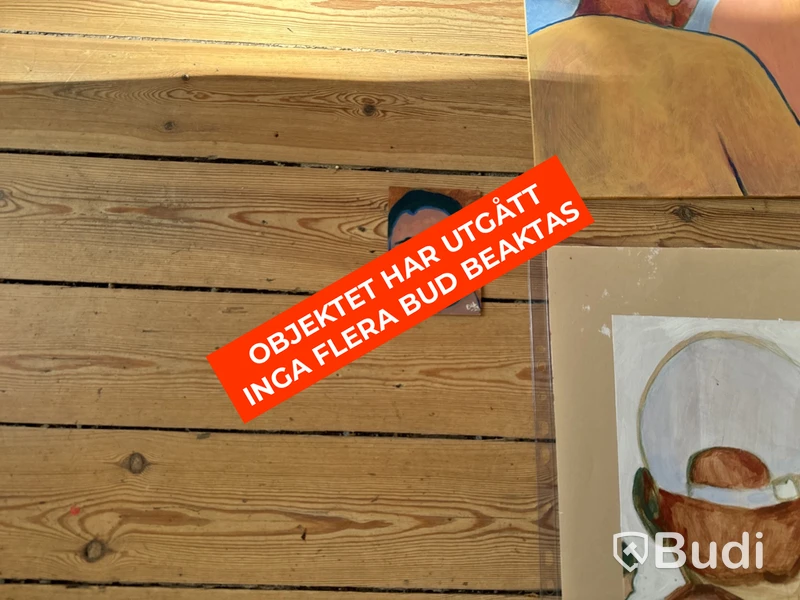 Parti med målade ark