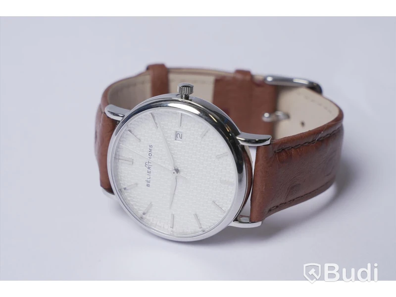 Armbandsur med armband i strutsskinn - BÉLIER THOMS, Nypris: 3000 kr