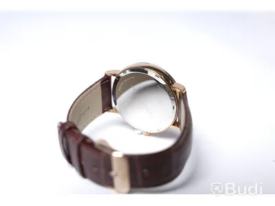 Armbandsur med armband i kalvskinn - BÉLIER THOMS ink armband av strutsskinn, Nypris: 3000 kr