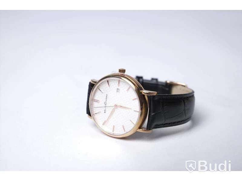 Armbandsur med armband i kalvskinn - BÉLIER THOMS ink armband av strutsskinn, Nypris: 3000 kr