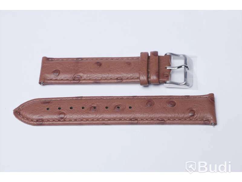 Armbandsur med armband i kalvskinn - BÉLIER THOMS ink armband av strutsskinn, Nypris: 3000 kr