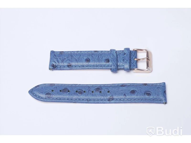 Armbandsur med armband i kalvskinn - BÉLIER THOMS ink armband av strutsskinn, Nypris: 3000 kr