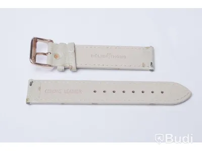 Armbandsur med armband i kalvskinn - BÉLIER THOMS ink armband av strutsskinn, Nypris: 3000 kr