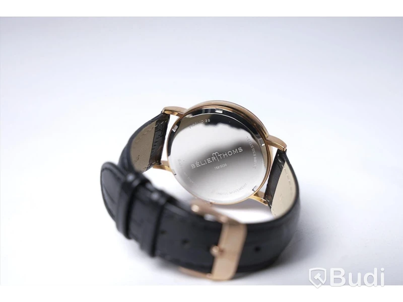 Armbandsur med armband i kalvskinn - BÉLIER THOMS ink armband av strutsskinn, Nypris: 3000 kr