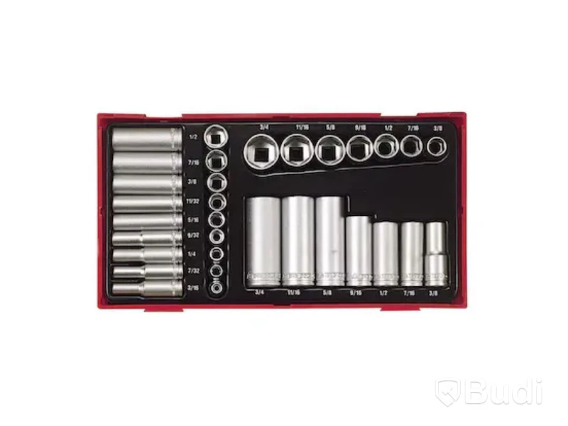 1st NY Hylssats 32 delar med 1/4 tum och 3/8 tum fyrkantsfäste Teng Tools, totalt ord pris ink moms ca: 1000 kr