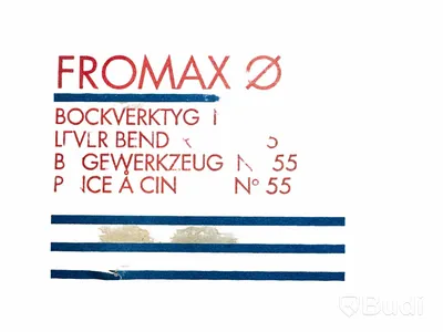 1 st NY Bockverktyg - Fromax Nr 55 12mm, ord pris ink. moms ca: 2900 kr