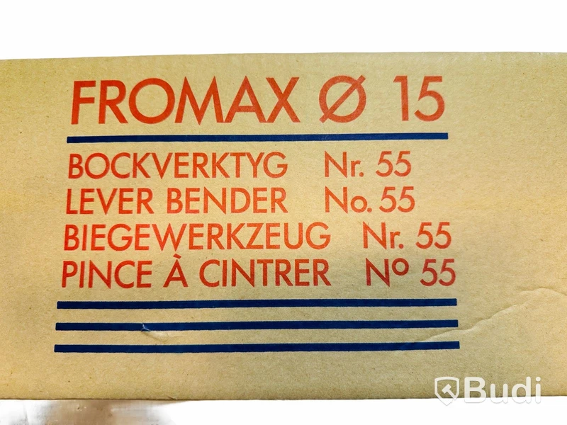 1 st NY Bockverktyg - Fromax Nr 55 15mm, ord pris ink. moms ca: 3200 kr