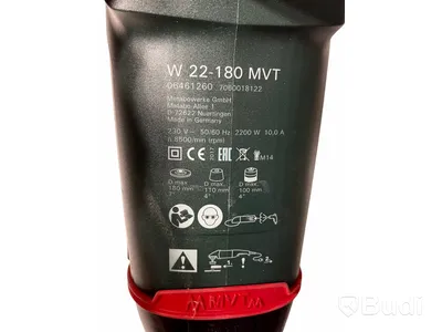 1st NY Vinkelslip - Metabo W 26-180 MVT, ord pris ink. moms ca: 3000 kr