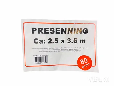 4st NYA Presenningar och 6st NYA Minirullar rep m. polypropylenfilm, totalt ord pris ink. moms ca: 3000 kr