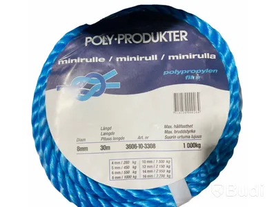 4st NYA Presenningar och 6st NYA Minirullar rep m. polypropylenfilm, totalt ord pris ink. moms ca: 3000 kr