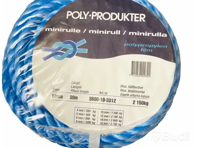 4st NYA Presenningar och 6st NYA Minirullar rep m. polypropylenfilm, totalt ord pris ink. moms ca: 3000 kr