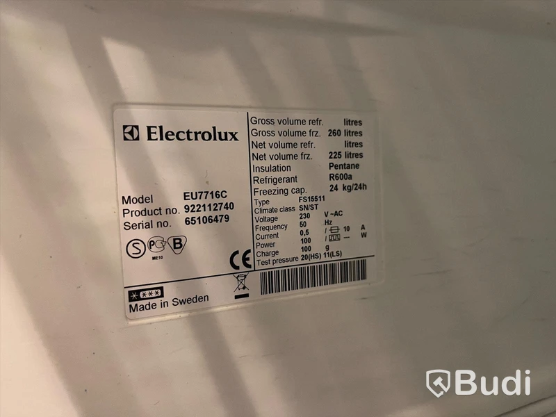 Frys - Electrolux EU7716C  60x60 x155 cm