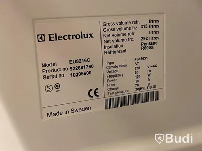 Frys - Electrolux 60x60x180 cm