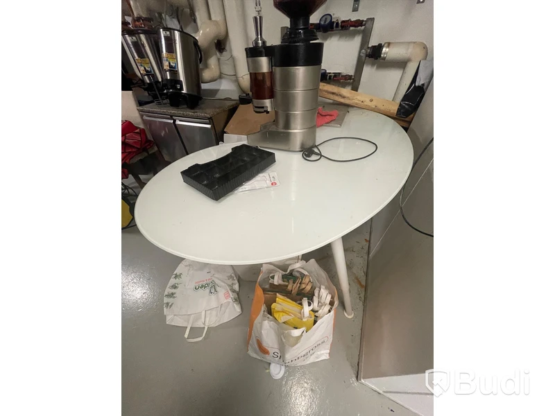 Skrivbord med glasskiva 160x90x85 cm