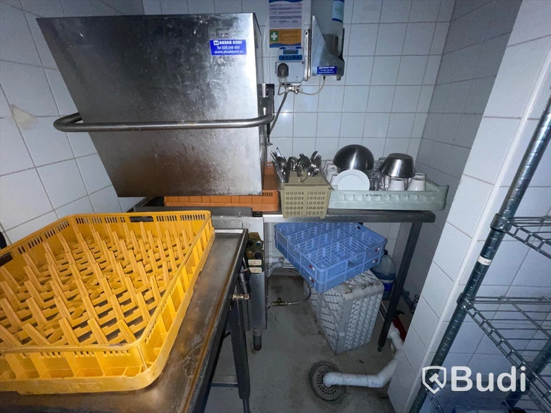 Backdiskmaskin wexiö samt rostfri utmatningsbänk