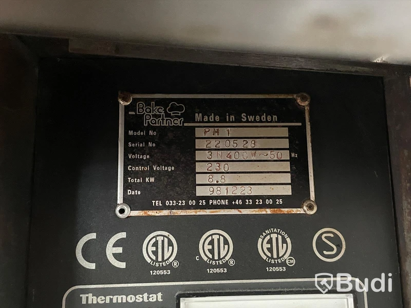 Pizzaugn på stativ med hjul - Bake Partner PH1