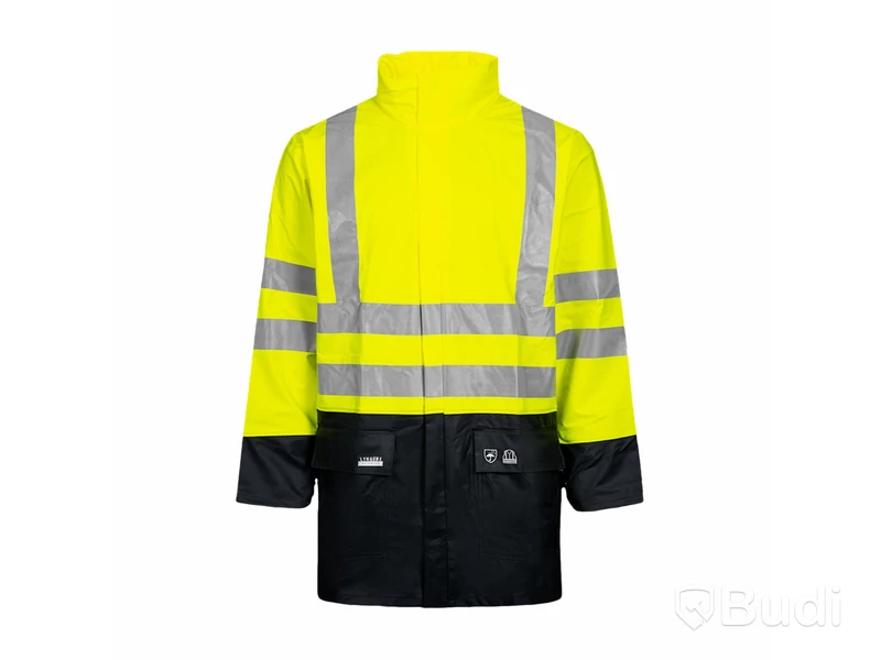 3 st. REGNJACKOR VARSEL GUL, strl 2XL, Lyngsoe Rainwear, Totalt ord. pris inkl. moms: ca 1635 kr