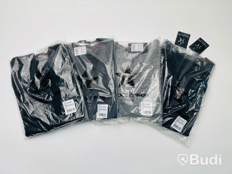 6 st stickade tröjor dam Texstar pullover v-neck PW04 - blandade storlekar och färger. Totalt ord. pris inkl. moms: ca 6624 kr