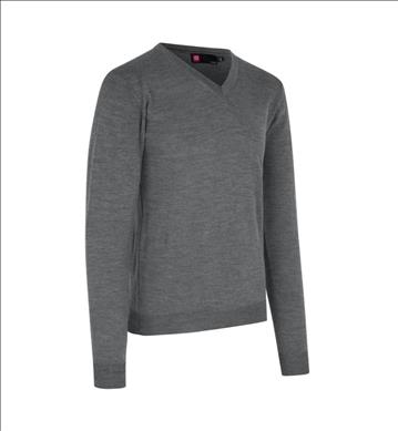 (NY) 2 st. stickade tröjor herr stl S grå Identity pullover merinoull v-neck, Totalt ord pris inkl. moms: ca 1618 kr