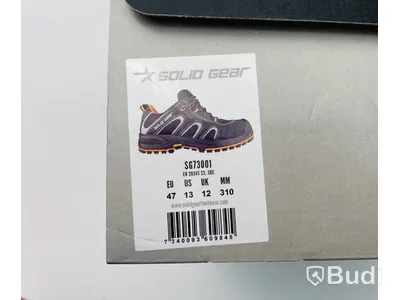 Arbetsskor herr stl 47 Solid Gear SG73001 Griffin S3, Ord. pris inkl. moms: ca 2100 kr