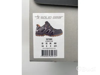 Arbetsskor unisex stl 38 Solid Gear SG73001 Griffin S3, Ord. pris inkl. moms: ca 2100 kr