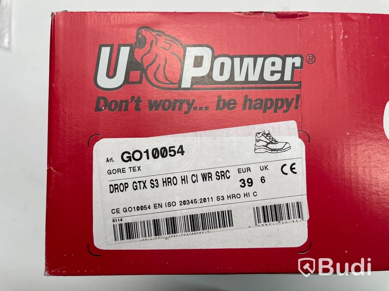 SKYDDSKO STL 39 DROP GTX S3 , Märke: U-POWER, Artno: 972056, Ord. pris inkl. moms: ca 2300 kr