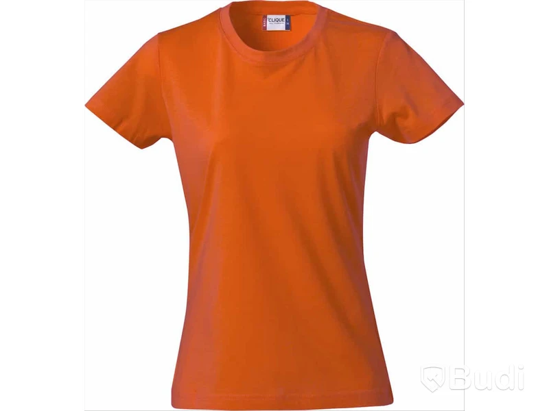 10 st.  T-shirt Clique New Classic, dam, stl. XL, orange, Ord. pris inkl. moms: ca 1500 kr