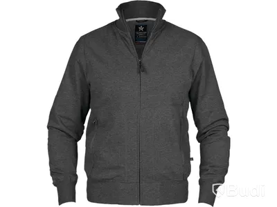 FLEECEJACKA stl S BLACK MATTERHORN samt  SWEATSHIRT stl S ANTRACIT TEXSTAR