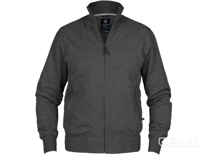 FLEECEJACKA stl S BLACK MATTERHORN samt  SWEATSHIRT stl S ANTRACIT TEXSTAR