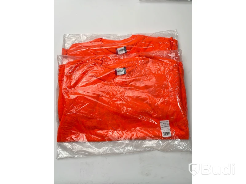 10 st.  T-SHIRT DAM STL XL ORANGE New Classic CLIQUE, Totalt ord. pris inkl. moms: ca 1500 kr