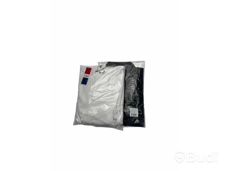 1 st SWEATSHIRT NY stl XS BASIC HOODY , Märke: CLIQUE, Artno: 021031-00, 1 st PIKÉ NY stl XS ACODE, Märke: FRISTADS, Artno: 100219,  totalt ord. pris ca: 750 kr
